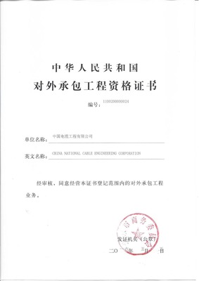 對(duì)外承包工程資格證書 中國企業(yè)“走出去”的關(guān)鍵通行證